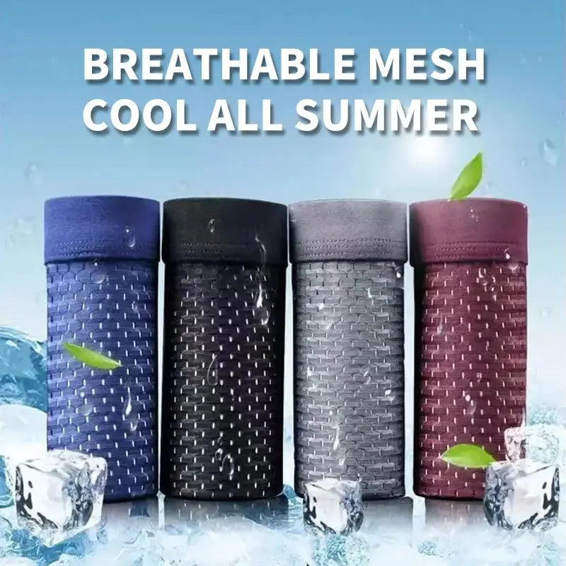 (Pachet de 4) Slip boxer din fibră de bambus, Aeris™, confortabili și respirabili