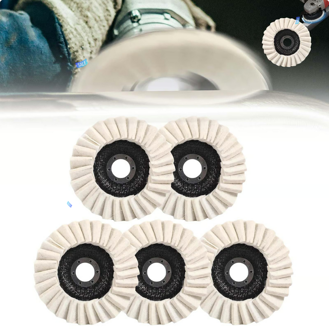 Discurit polish FELT (5 buc)