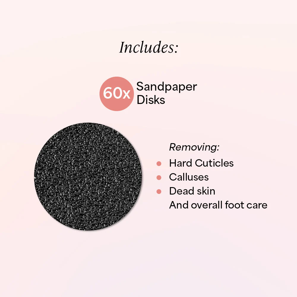 Pilă profesională Velora™️ cu 60 Discuri incluse